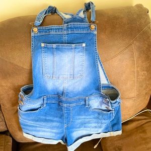 Overall Shorts